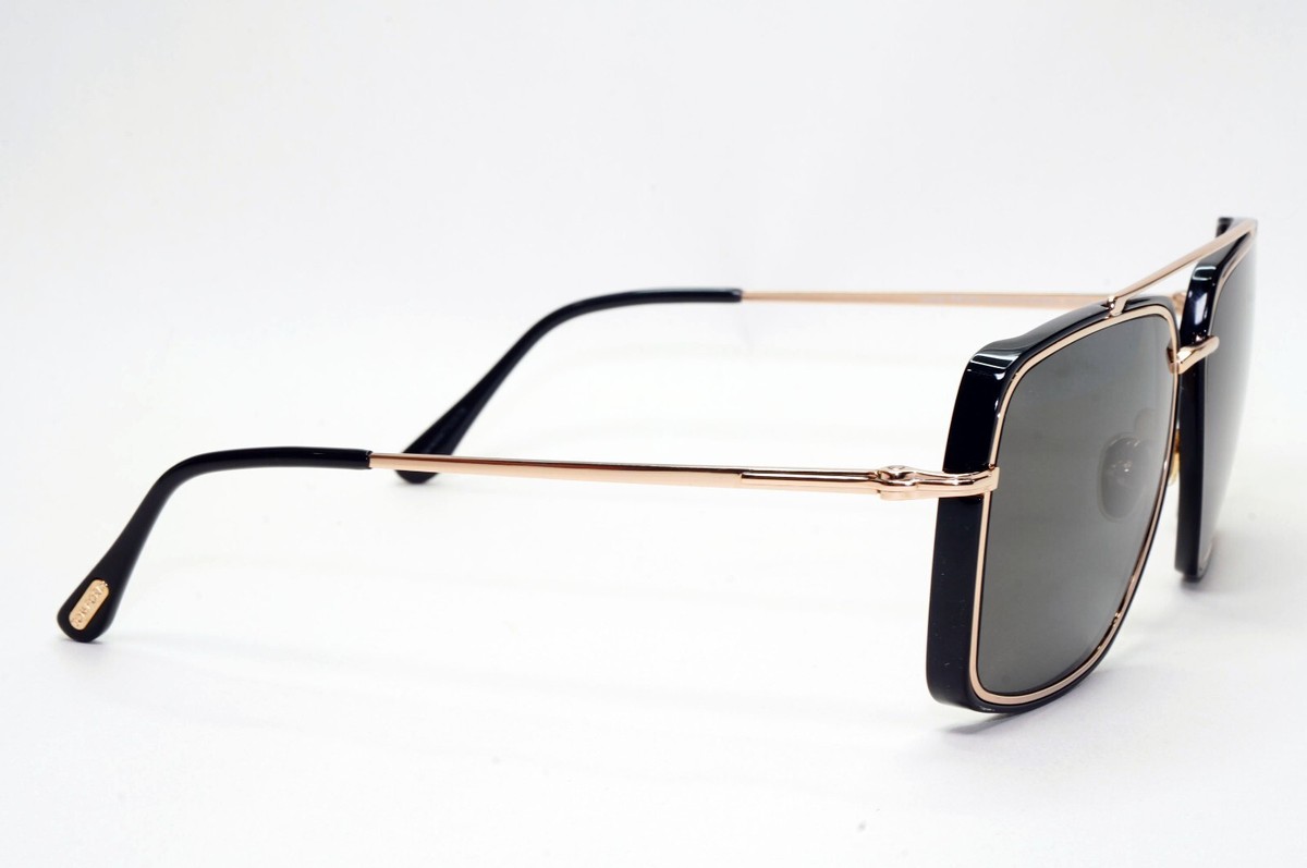 Tom Ford Sunglasses Lionel Polarised Gold Black Navigator FT0750