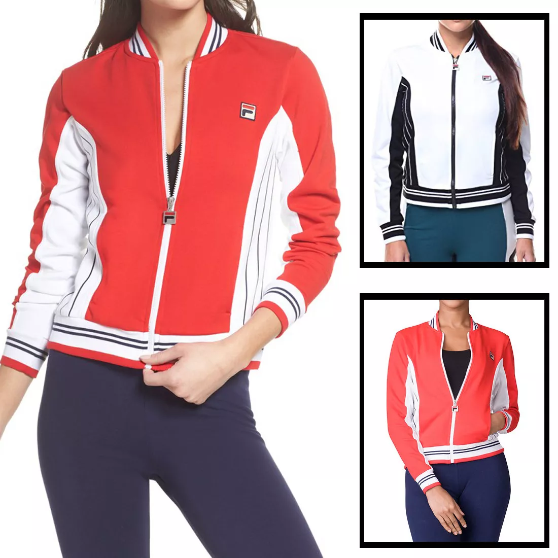 Fila red jacket best sale womens