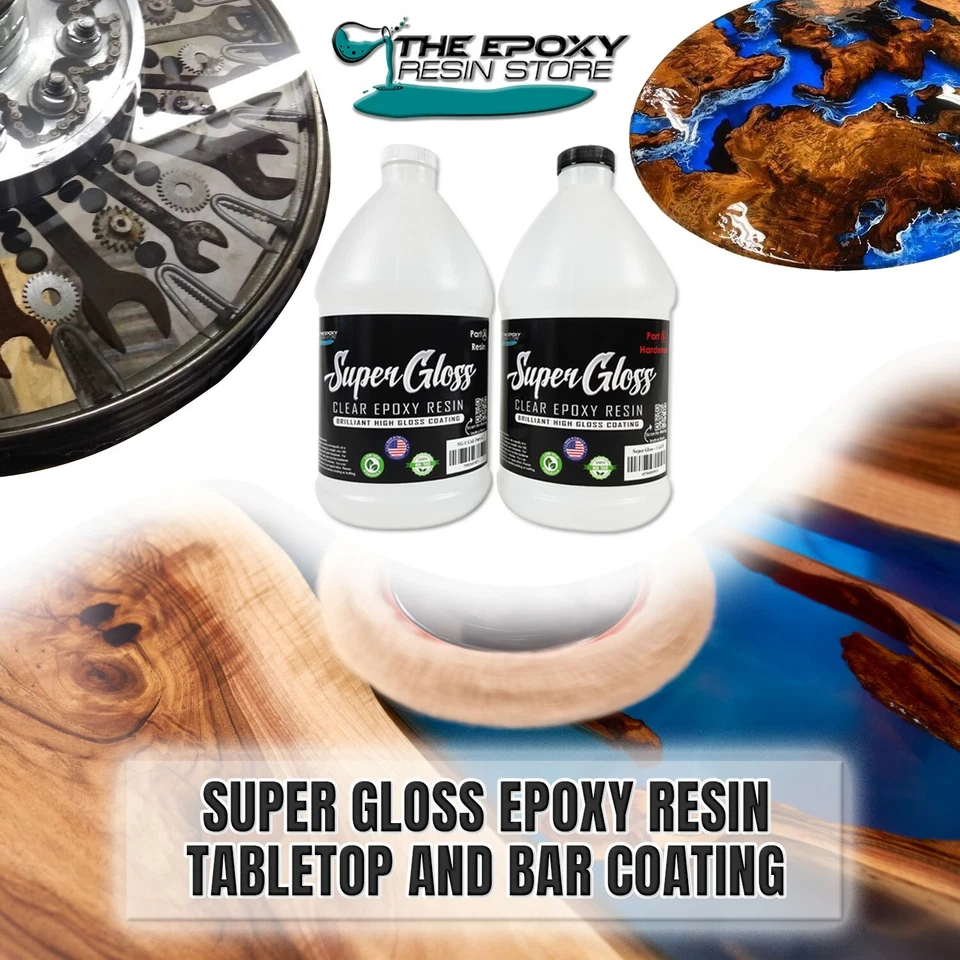 The Epoxy Resin Store - Clear Epoxy Tabletops Epoxy, counter Top 1 Gallon Kit - Image 3 of 4