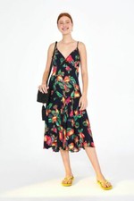 Farm Rio Cashew Midi Dress sz XS Anthropologie NWT $225