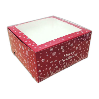 Weihnachten Fenster Kuchen Boxen Gateaux Fenster Party Boxen