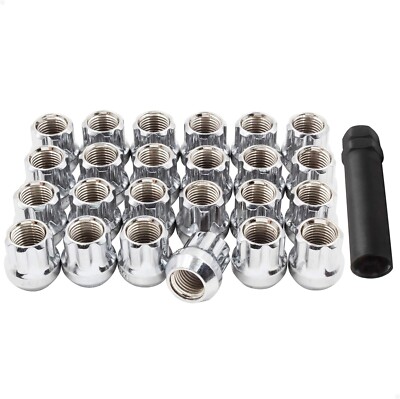 SET (20) & (1) KEY 12X1.5 OPEN SPLINE TUNER 6 SPLINE LOCK LUG NUT # AP 5655-1