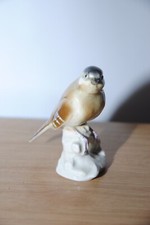German Porcelain Bird Figurine By Carl Scheidig