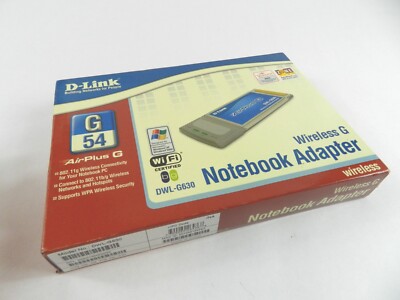D-Link AirPlus G DWL-G630 Wireless G Notebook Adapter CardBus Adapter 1 B141