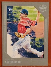 2020 Diamond Kings Gray Frame #88 Aaron Civale INDIANS 