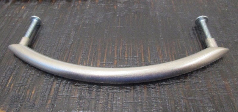 8 Cabinet and Drawer Handles - Metal, Pewter Like Finish