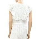 Urban Outfitters Magnolia Eyelet Embroidered Jumpsuit Dress White CottonS 205857 — photo 6
