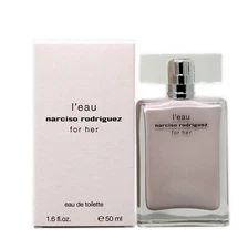 NARCISO RODRIGUEZ L'EAU FOR HER EAU DE TOILETTE SPRAY 50 ML/1.6 FL.OZ. NIB