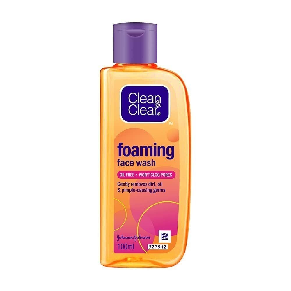 Clean & Clear Foaming Face Wash Removes Dirt Oil & Anti Acne and
