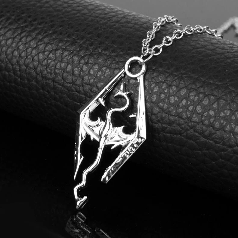 Skyrim dragon best sale necklace