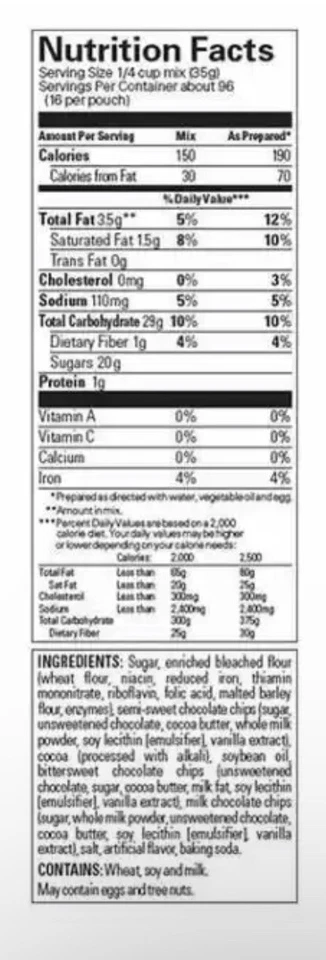 Nuevo Ghirardelli Triple Chocolate Premium Brownie Mix - Paquete de 6 Mezcla a granel, 7,5 lb Foto 2 de 2