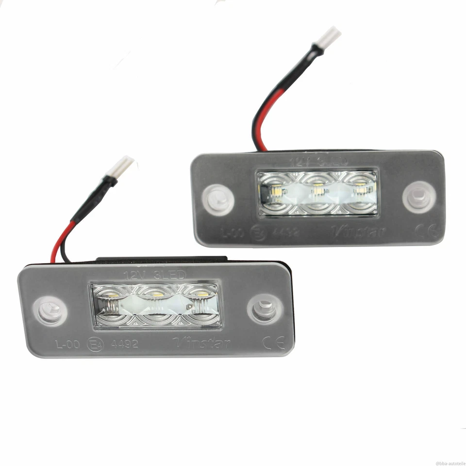 2 luci targa led AUDI A8 S8 D3 4E berlina luce targa - Immagine 2 di 4