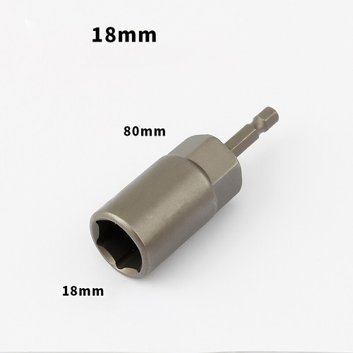 6mm - 19mm Tool Steel Deepening Nut Driver Bit Hex Non-Magnetic Socket Long 80mm - Picture 22 of 23