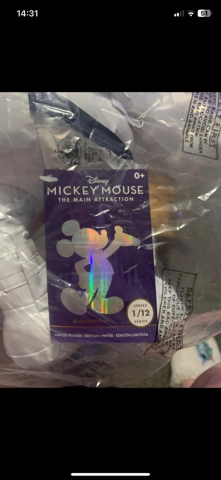 Disney Mickey Mouse The Main Attraction Plush Space Mountain 1 Of 12 NWT - Image 2 of 3