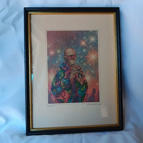 The Sins of the Fathers Kelly Freas Print . Framed EuC November  1973