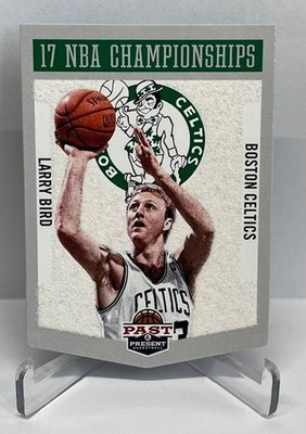 2012-13 Panini Past & Present Winning Touch Banners Larry Bird Celtics #8