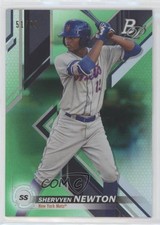 2019 Bowman Platinum Green Foil 51/99 Shervyen Newton #TOP-2 0s23
