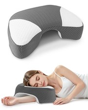 Side Sleeper Memory Foam Pillow with Arm Hole for Adults Shoulder Pain Relief