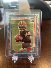 Shedeur Sanders 2025 Donruss Optic Rated Rookie Rocket Emoji Prizm #203