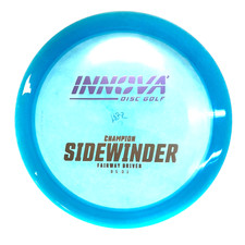 DISC GOLF INNOVA CHAMPION SIDEWINDER DISTANCE DRIVER 173-5g BLUE w/ MULTI FOIL