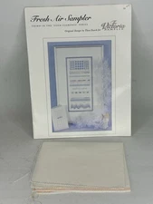 Victoria Sampler Cross Stitch Embroidery Needle point "Fresh Air Sampler"