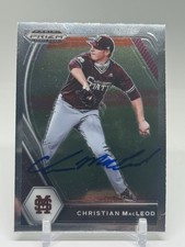 Christian MacLeod SIGNED 2021 Prizm Draft Picks RC Minnesota Twins PDP159