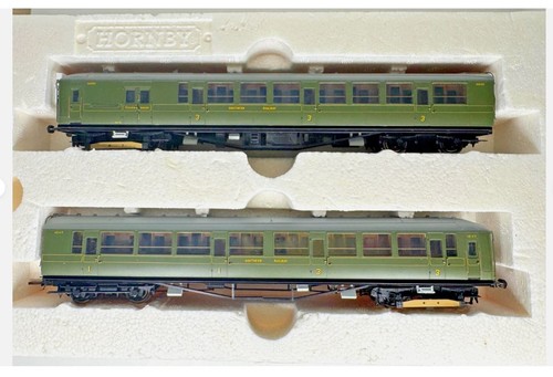 Hornby R3161A 2-BIL 2114 Southern Railways 2 Wagen EMU olivgrün Spur OO neuwertig | Condition: Used