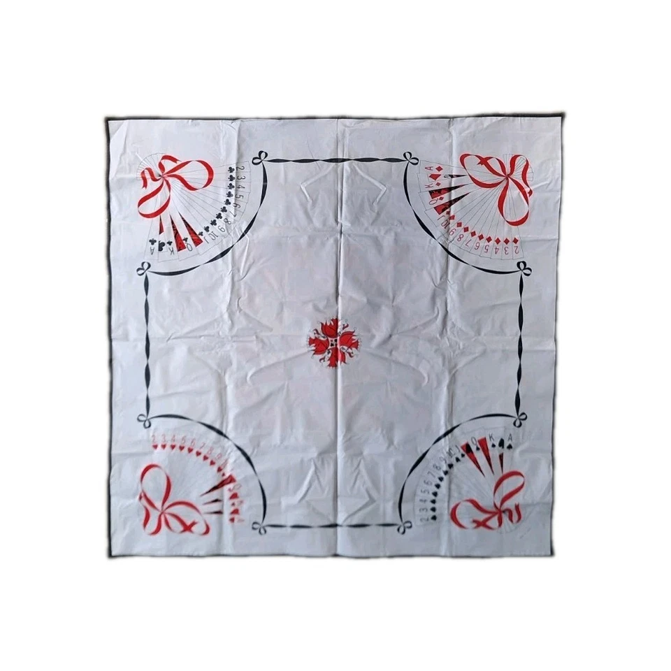 Mega Chess & Poker Fold Giant Beach Park Mat Table Cover & Ties 3 ft X 3 ft - Image 2 of 2