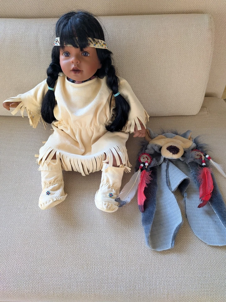 Pat Secrist Doll GPY-93 Native American 22" - Image 2 of 4