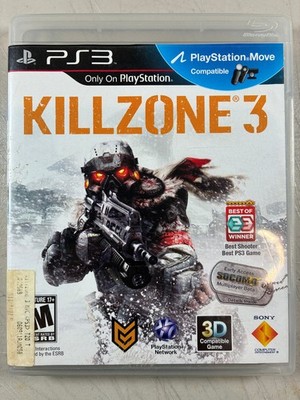 CIB PS3 Killzone 3 Video Game w/ Manual 2011 Sony Rated M