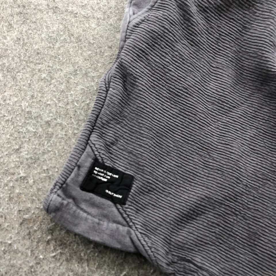 Pantalones Cortos Zara Niños 9 Gris Elástico Pana Informal Cintura Elástica Bolsillo Verano Foto 3 de 4