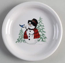 Homer Laughlin  Fiesta Snowman Appetizer Plate 12258146