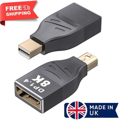 8K Mini DisplayPort auf Buchse DP Adapter für Laptop, PC, Gaming, Monitor, TV DP1