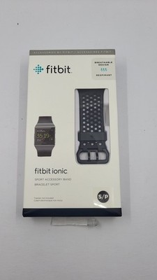 Fitbit Ionic Sport Armband Schwarz Größe S Ersatzarmband