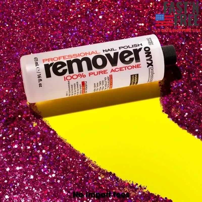 (3 pack) ONYX Professional® 100% Pure Acetone Nail Polish Remover, 16 fl oz