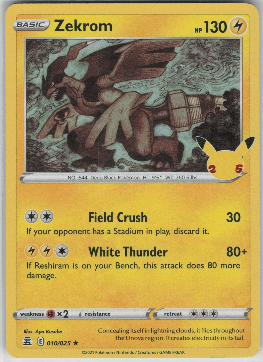 Zekrom 010/025 Celebrations for sale | eBay
