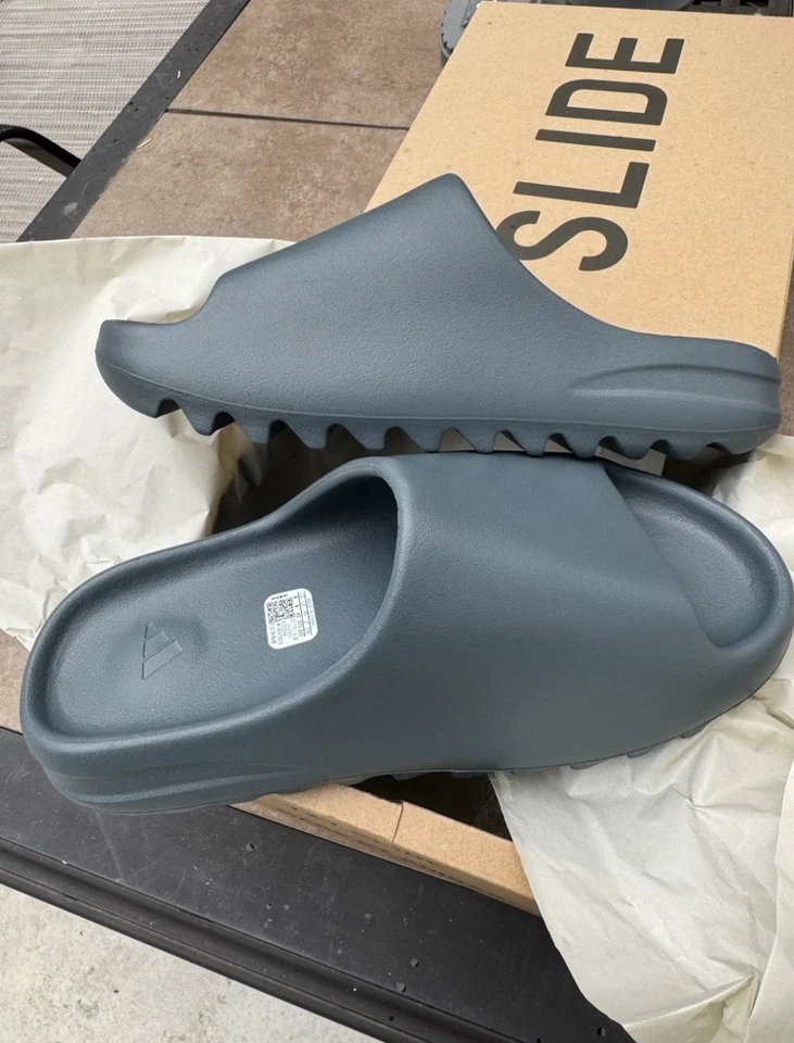 Adidas Yeezy Slide Slate Para Hombre Talla 4-13 100% Auténtico *ENVÍO RÁPIDO* *SIN CAJA* Foto 3 de 4