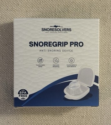 NEW Snoresolvers Snoregrip Pro Anti-Snoring Silicone Device