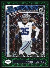 2024 Donruss Optic #273 Marist Liufau Green Velocity