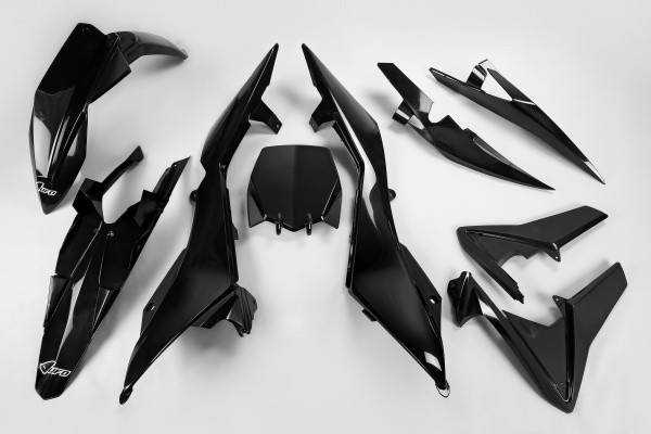 Kunststoff Verkleidung Kit Husqvarna TC 449 - 499 2011 - 2013 Schwarz Ufo Plast-image