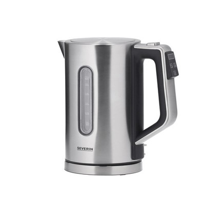 1-16x SEVERIN Wasserkocher WK 3418, 1,7 Liter, Edelstahl/schwarz BIS 15% RABATT