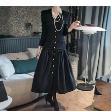 Dint Tweed Long Dress & Jacket for Formal Occasions, Self-Wedding Ready