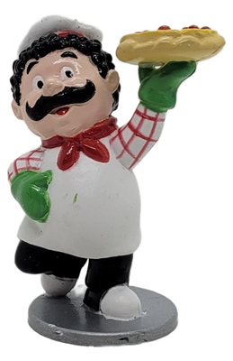 Showbiz Pizza Time 1994 Chuck E Cheese Chef Pasqually PVC Figure