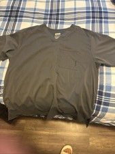 Wonderwink Pro Men s Scrub Top Gray L