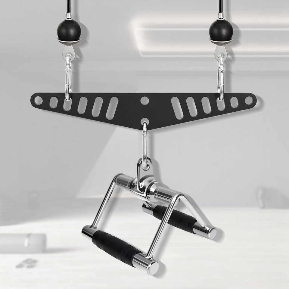 Bar For Exercise 1X(Multi-Grip LAT Pull Down Bar for Home Gym Fitness Spreader Plate ...