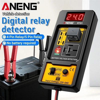 Relay Detector 11-25V ANENG RT01 Digital Universal 4/5 Pins Car Battery Vehicle 