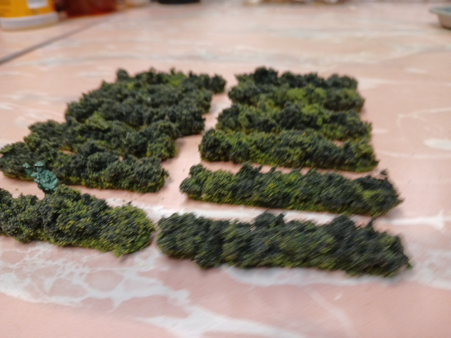 30" Landscape Model Wild Hedge wargaming scenery terrain 12 Pieces 