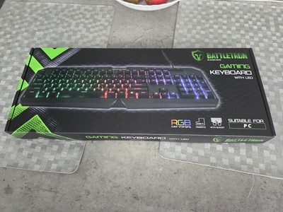 Neu! Battletron Gaming-Tastatur mit LED   OVP