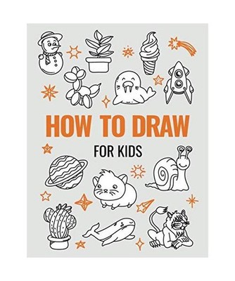 How to Draw Book for Kids: A Simple Step-by-Step Guide to Drawing Cute Animals, 