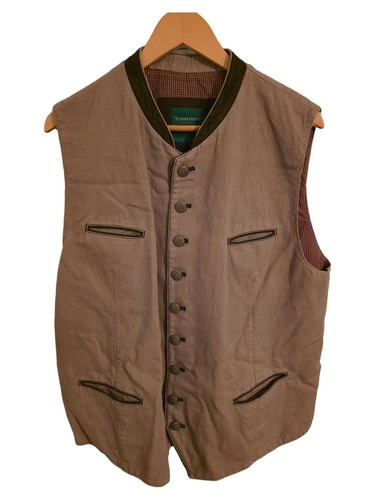 Gilet Tradizionale Uomo Stockerpoint Vittorio | Velluto Di Cotone Con Ricami E Bottoni Antico Argento